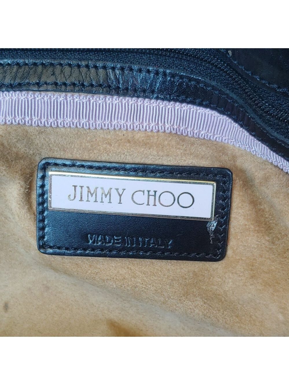 Jimmy Choo Black Leather and Suede Hobo Bag Luxury - Picture 11 of 17
